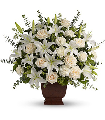 Teleflora's Loving Lilies and Roses Bouquet from Scott's House of Flowers in Lawton, OK